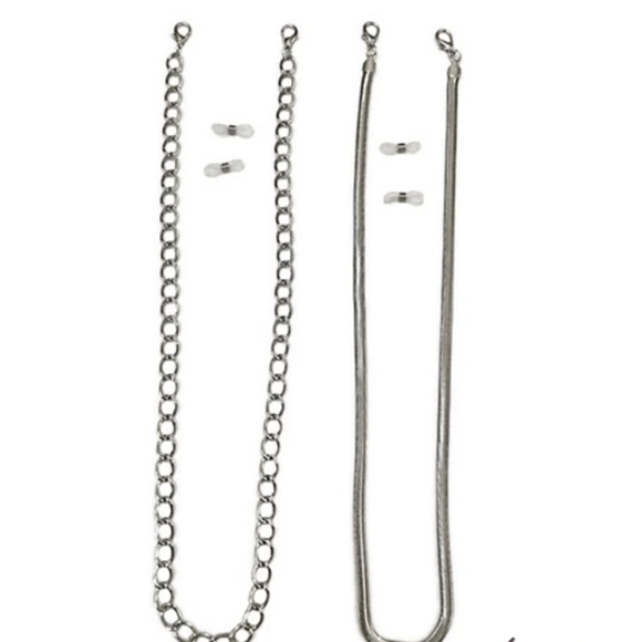 Jennifer Miller x G.I.L.I. S/2 Sunglass & Face Covering Chains - Picture 2 of 6